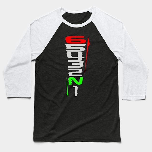 65432N1 Freeze Baseball T-Shirt by TwoLinerDesign